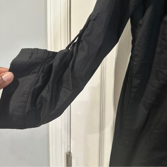 Stylish Black Button-Down Women's Shirt - Picture 5 of 8